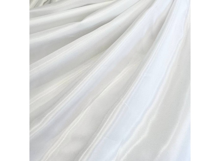 Ткань подкладочная поливискоза "Твил" Белый