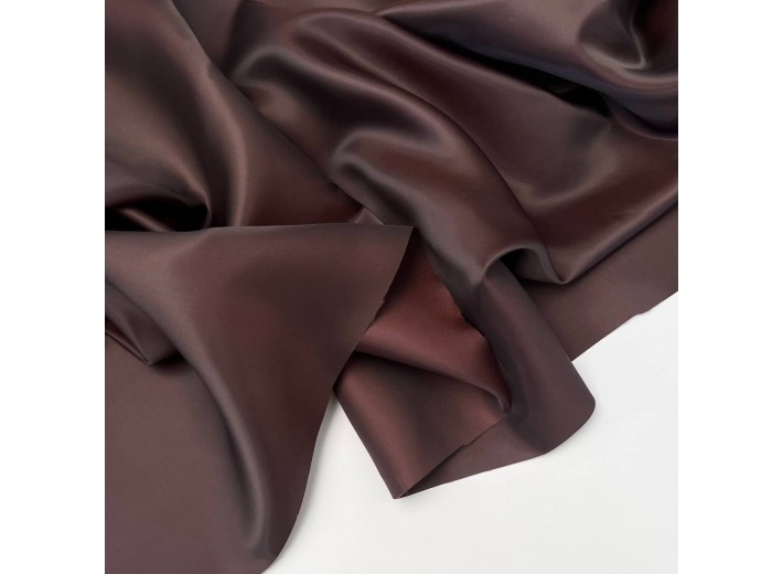 Ткань подкладочная поливискоза Медно-коричневый