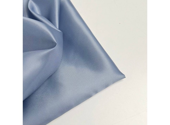 Ткань подкладочная поливискоза "Твил" Пыльно-голубой