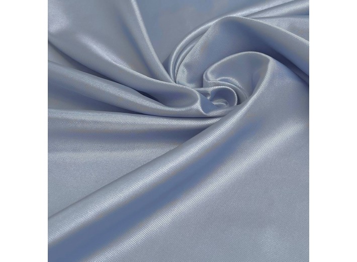 Ткань подкладочная поливискоза "Твил" Пыльно-голубой