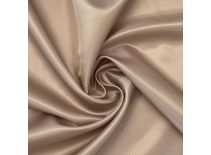 Ткань подкладочная поливискоза "Твил" Темно-бежевый