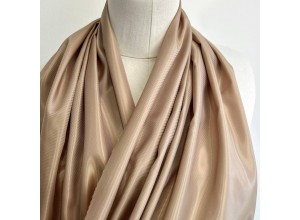 Ткань подкладочная поливискоза "Твил" Темно-бежевый