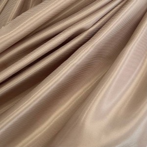 Ткань подкладочная поливискоза "Твил" Темно-бежевый