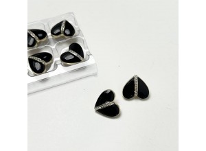 Пуговиц "Черное сердце"