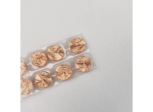 Пуговица "Матовая фольга" золото