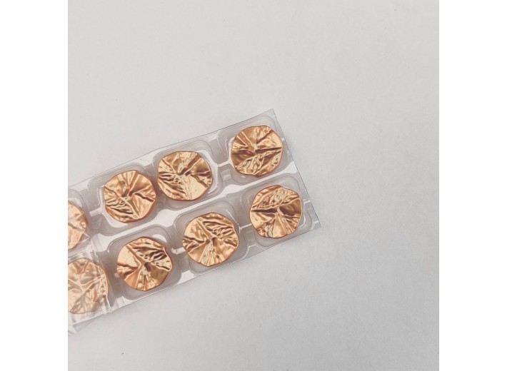 Пуговица "Матовая фольга" золото