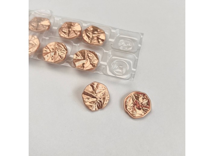 Пуговица "Матовая фольга" золото