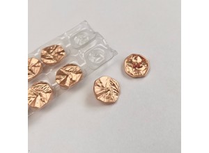 Пуговица "Матовая фольга" золото