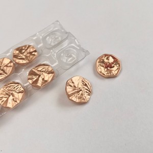 Пуговица "Матовая фольга" золото