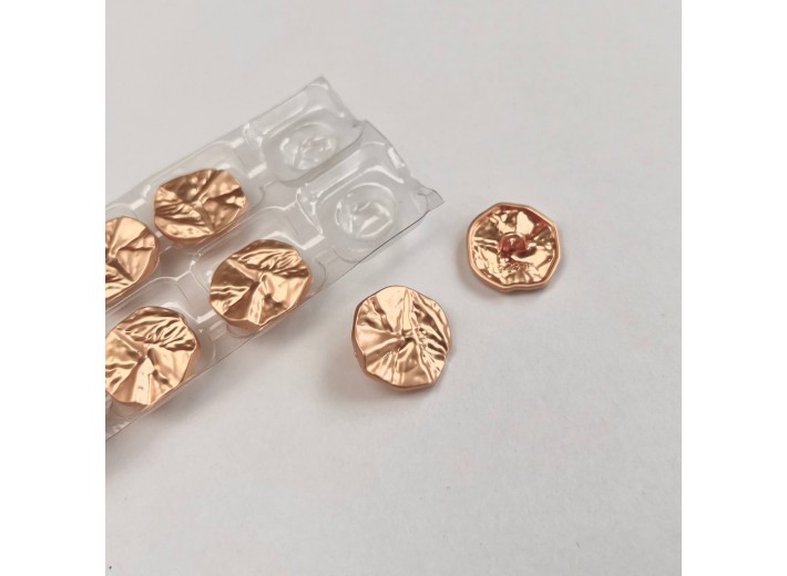 Пуговица "Матовая фольга" золото