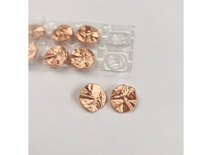 Пуговица "Матовая фольга" золото