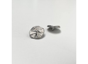 Пуговица "Матовая фольга" серебро