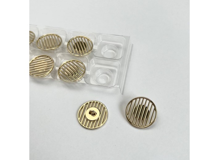 Пуговица "Жалюзи" золото