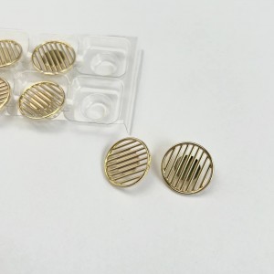 Пуговица "Жалюзи" золото