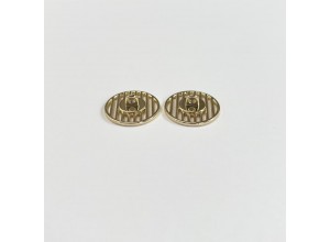 Пуговица "Жалюзи" золото