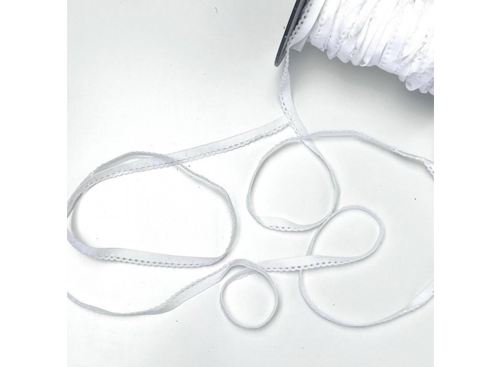 Резинка ажурная 8 мм Белый