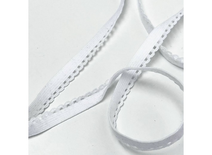 Резинка ажурная 8 мм Белый