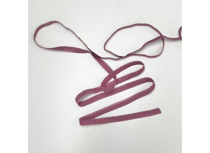 Резинка ажурная 10 мм Брусника