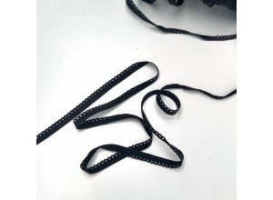 Резинка ажурная 8 мм Черный