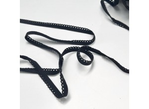 Резинка ажурная 8 мм Черный