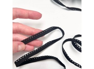 Резинка ажурная 8 мм Черный