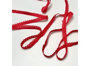Резинка ажурная 12 мм Красный
