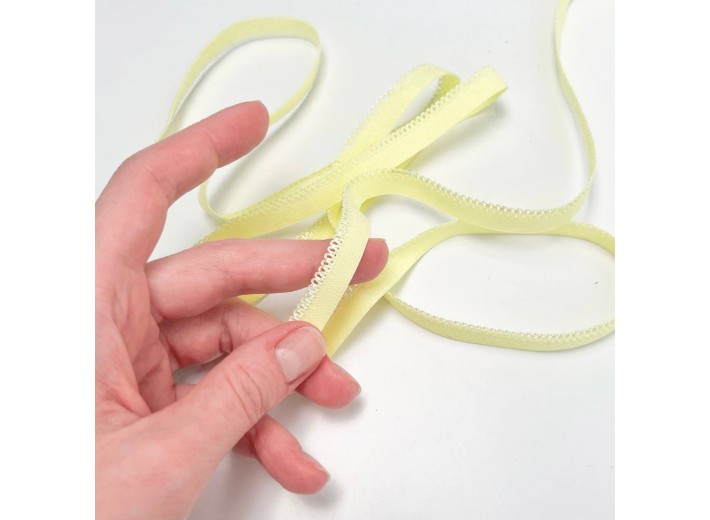 Резинка ажурная 10 мм Нежно-желтый