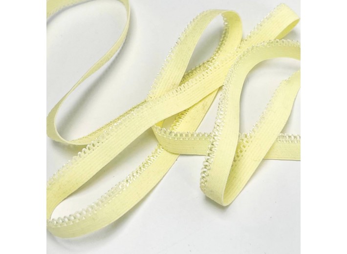 Резинка ажурная 10 мм Нежно-желтый