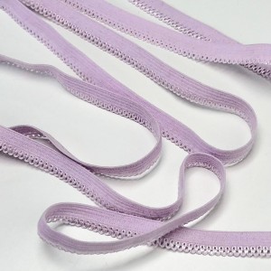 Резинка ажурная 10 мм Светло-лавандовый