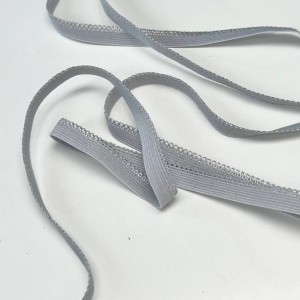 Резинка ажурная 10 мм Светло-серый