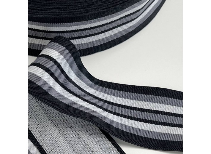 Резинка бельевая 50 мм Черный/Серый/Белый