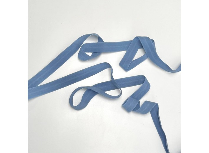 Резинка окантовочная 15 мм Пыльно-голубой