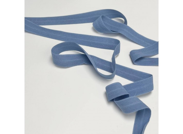 Резинка окантовочная 15 мм Пыльно-голубой