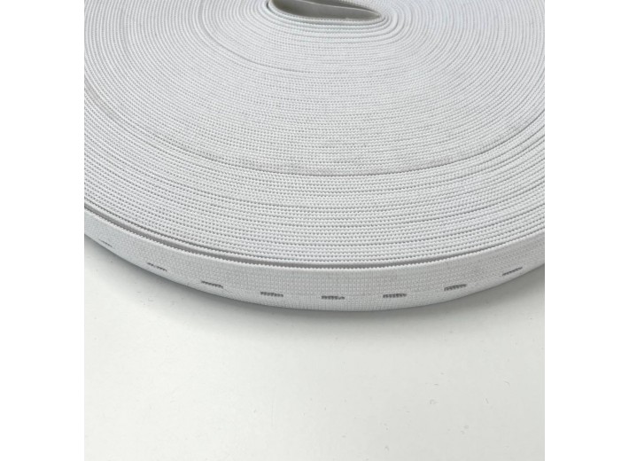 Резинка перфорированная 20 мм Белый