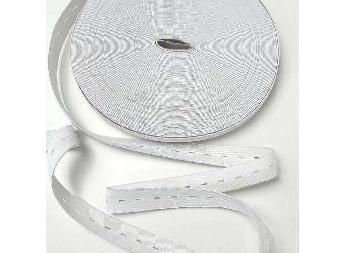 Резинка перфорированная 20 мм Белый