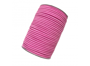 Резинка шляпная 3 мм Ярко-розовый