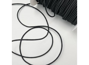 Резинка шляпная 4 мм Черный