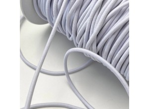 Резинка шляпная 4 мм Белый