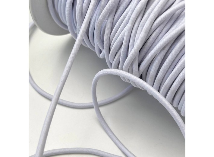 Резинка шляпная 4 мм Белый