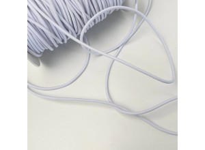 Резинка шляпная 4 мм Белый