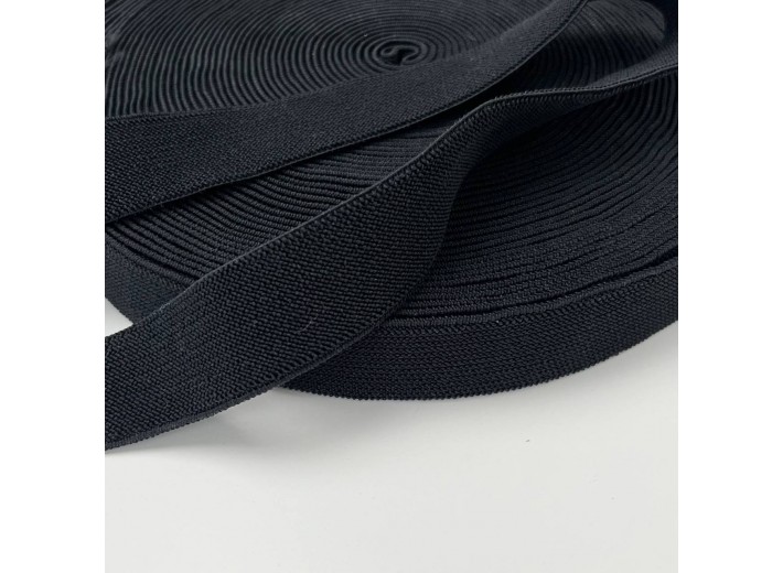 Резинка тканая для подтяжек 35 мм Черный