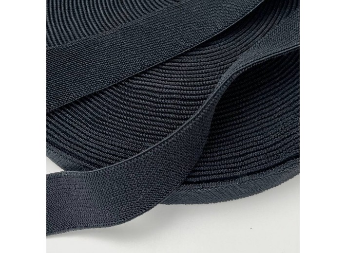 Резинка тканая для подтяжек 35 мм Черный