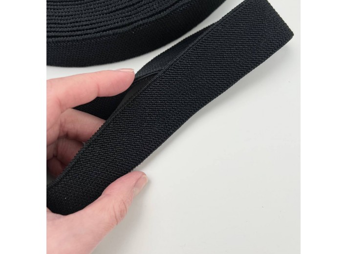 Резинка тканая для подтяжек 35 мм Черный
