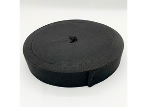 Резинка вязаная 40 мм Черный - упаковка 50м