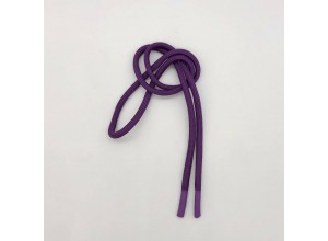 Шнур 10 мм круглый с декоративным наконечником Фиолетовый 130 см (шт)