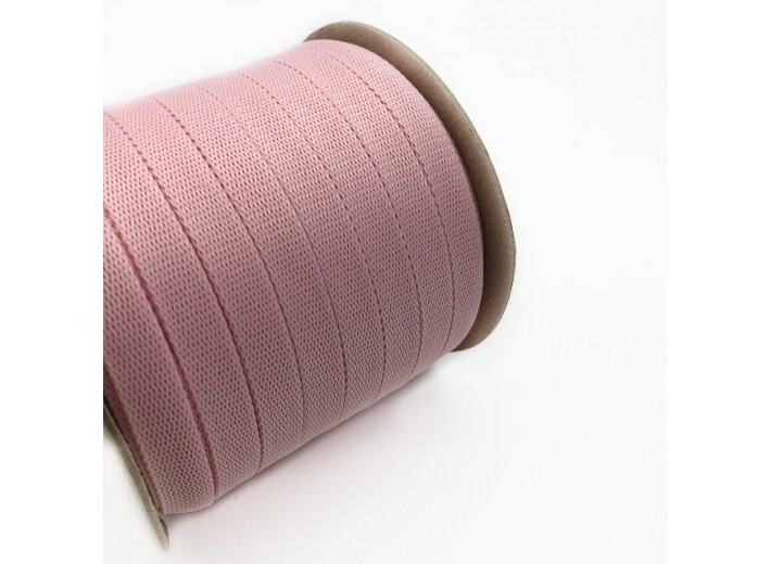 Шнур плоский 15 мм Нежно-розовый