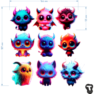 Термотрансфер "Demon kid pack site"