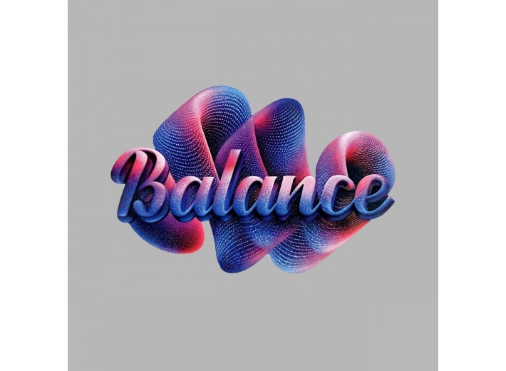 Термотрансфер "BALANCE" дизайн 3