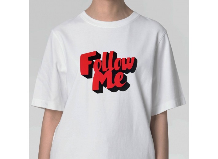 Термотрансфер "Follow me" 28 см