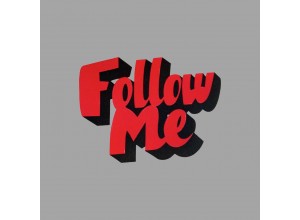 Термотрансфер "Follow me" 28 см